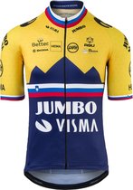 AGU Replica Sloveens Kampioen Fietsshirt Team Jumbo Visma Heren - Geel - XXXL