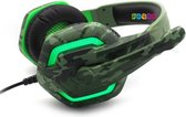 Camouflage Gaming Koptelefoon - LED Gamer Hoofdtelefoon - Noise Cancelling - Microfoon - Gamer Headset voor PC, PS4 en XBOX