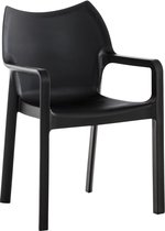 Chaise de jardin - Plastique - Confortable - Zwart