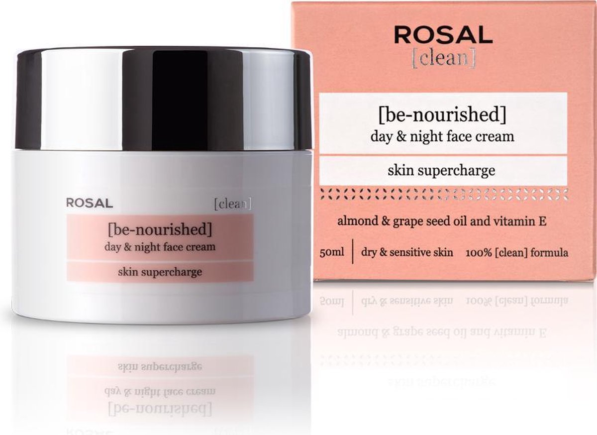 ROSAL - [be-nourished] - Amandelolie - Dag- & nachtcrème - Vitamine E - 50 ml
