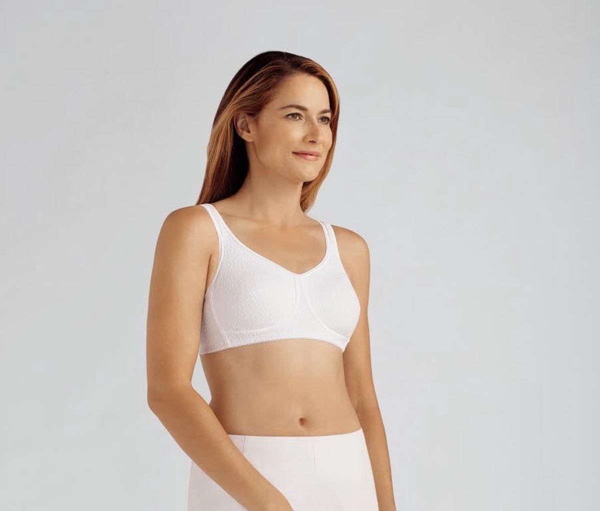 Amoena Prothese Bh Zonder Beugel Mona SB Wit - maat EU 70AA / FR