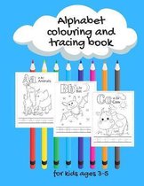 Kids alphabet colour and tracing book, ages 3-5