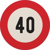 Bierviltjes 40 jaar | Bierviltjes 100 stuks | Bierviltjes verjaardag| Bierviltjes gefeliciteerd
