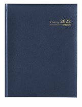 Brepols Agenda 2022 - Timing - Lima - 17,1 x 22 cm - Blauw