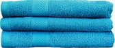iBella Living Hotelkwaliteit Handdoek – Turquoise Aqua - 3 stuks – 50x100 cm