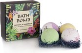 Sylvapure - Bath Bombs - Bruisballen Voor In Bad - Geurende Bruisballen - Xl Bruisballen-Badbruisballen set - 4  x 100 gram