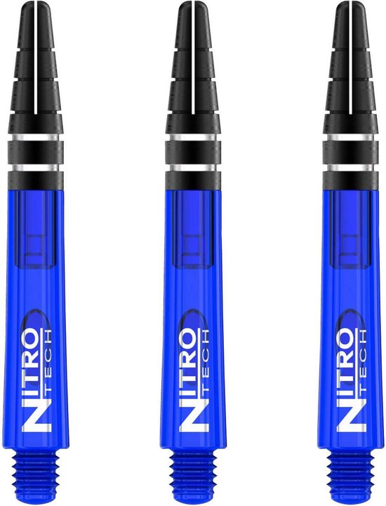 RED DRAGON - Nitrotech Selectiepakket 2 - Groen, Blauw en Rood Medium Dartschachten - 3 sets per pakket (9 Dartschachten in totaal) van Red Dragon — afbeelding 3