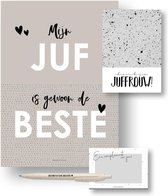 MOODZ design | Cadeaupakket Juf | Cadau Juf | Juf & Meester cadeautje  | Juffen cadeau