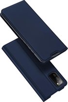 Dux Ducis - Slim bookcase hoes - Samsung Galaxy A02s - Blauw
