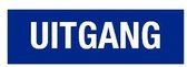 Uitgang tekststicker 400 x 150 mm