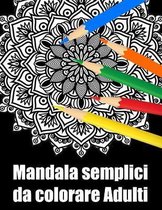 Mandala semplici da colorare adulti