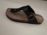 Teen slipper/sandalen heren - zwart - maat - 43