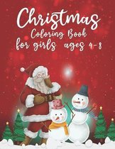 Christmas Coloring Book For Girls Ages 4-8