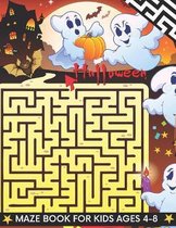 Halloween Maze Book for Kids Ages 4-8