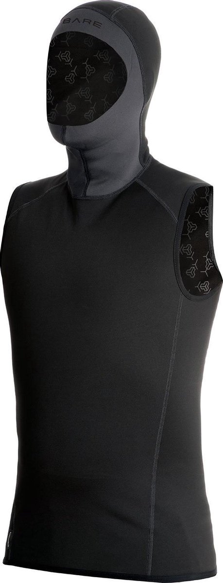 Bare ExoWear - Hooded Vest - Volwassenen - Zwart - XS