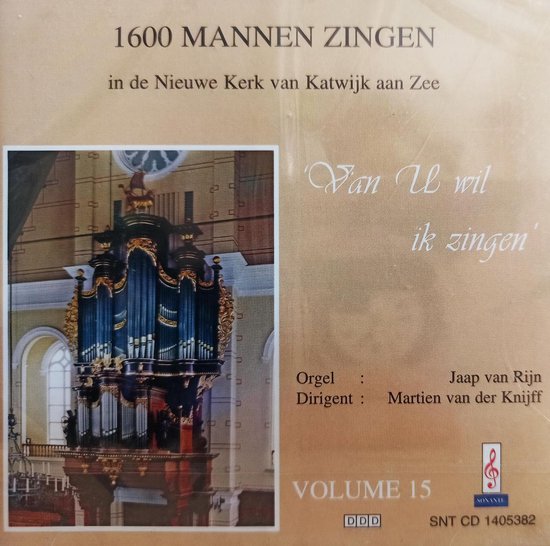 Van U wil ik zingen - 1600 mannen zingen in de Nieuwe Kerk van Katwijk aan Zee 15 o.l.v Martien van der Knijff