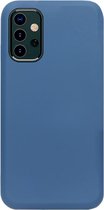 ADEL Premium Siliconen Back Cover Softcase Hoesje voor Samsung Galaxy A32 4G - Blauw