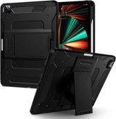 Geschikt voor Spigen Apple iPad Pro 12.9 2021 Tough Armor Pro Case - Zwart