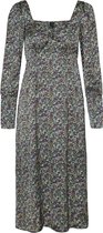 Vero Moda VMVITA L/S LONG DRESS Black Dames Jurk - Maat XL