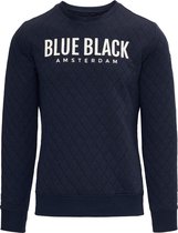 Blue Black Amsterdam Heren Trui Mathijs 3.0 Blauw Maat L