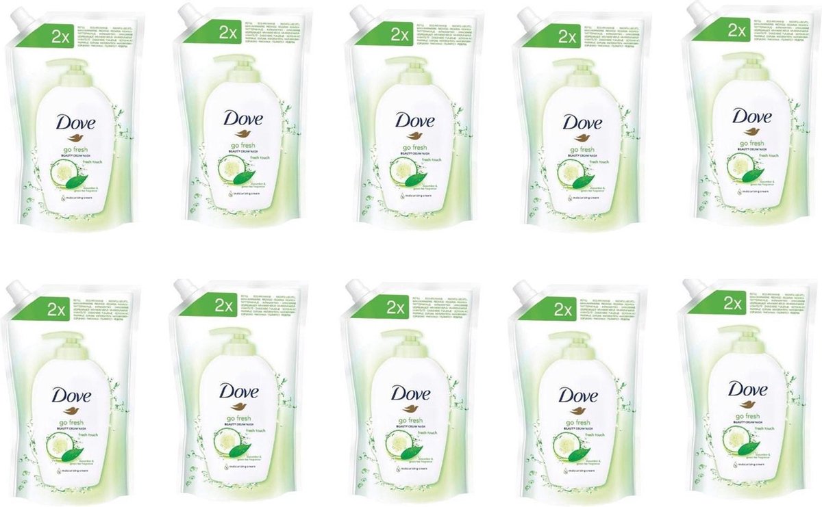 Dove Handzeep Navulling - Fresh Touch - 10 x 500 ml