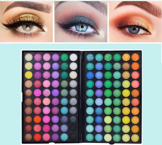 Veraangenamen Afslachten Onmiddellijk Make-Up Palette - 120 Kleuren - Multi Kleurige Oogschaduw Palet - Meeneem  Make-Up Set... | bol.com