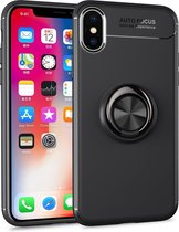 lenuo Shockproof TPU Case voor iPhone XS Max, met onzichtbare houder