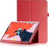 Litchi Texture horizontale flip lederen tas voor iPad Pro 11 inch 2018, met houder en slaap / waakfunctie (rood)