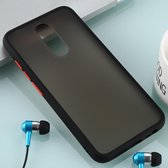 Voor Xiaomi Redmi 8 Skin Hand Feeling Series Anti-fall Frosted PC + TPU Case (zwart)
