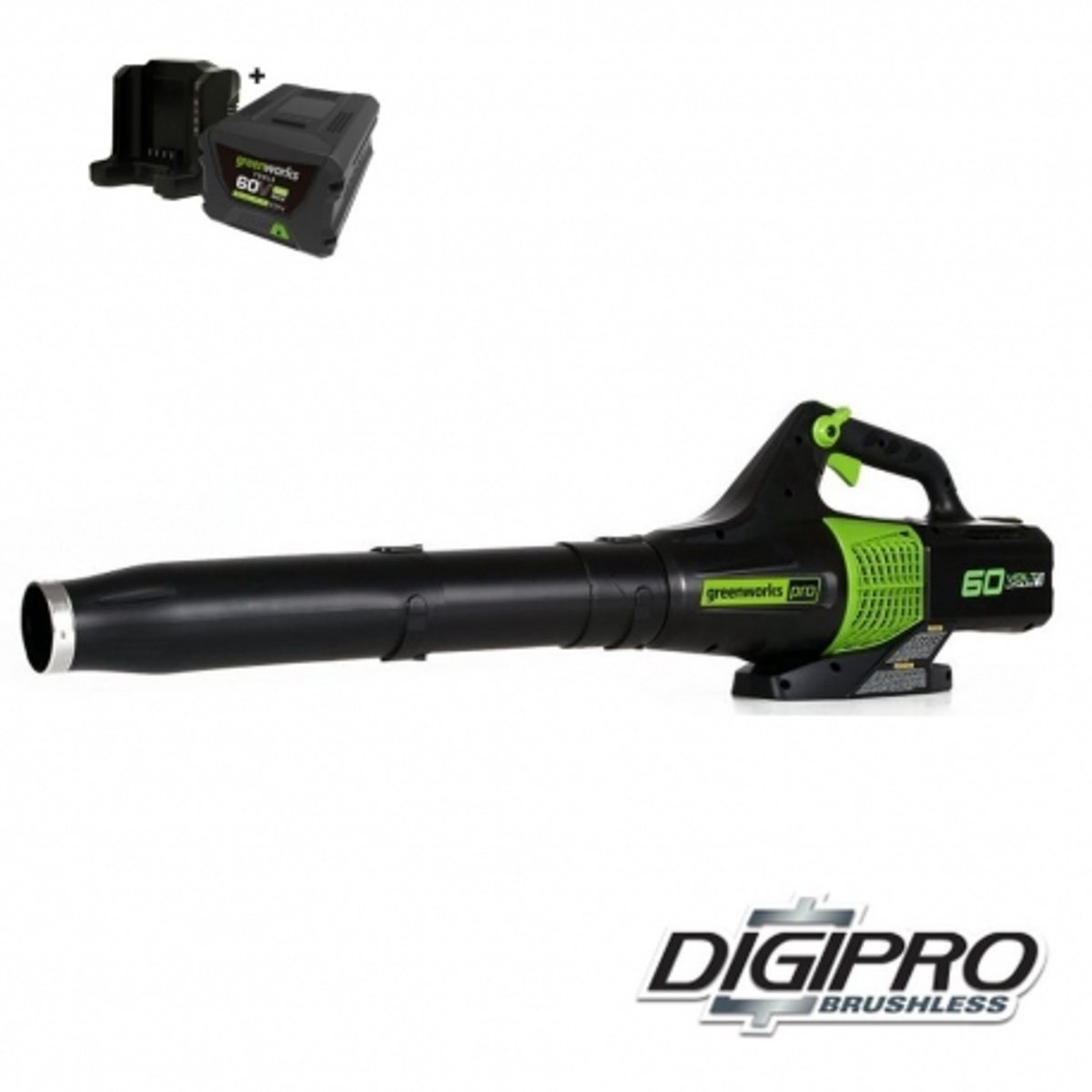 GREENWORKS 60V accu bladblazer + 4 Ah accu