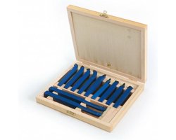 Jeu de burins widia hbm 8 x 8 mm, 11 pièces