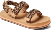 Reef Little Ahi Convertible Meisjes Slippers - Leopard - Maat 31.32