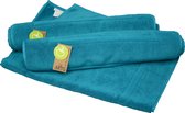 ARTG® Towelzz - Badmat - 100% Katoen - Zware kwaliteit - 50 x 80 cm -  Petrol Blauw - Deep Blue