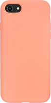 BMAX Siliconen hard case hoesje geschikt voor iPhone SE 2020 / Hard Cover / Beschermhoesje / Telefoonhoesje / Hard case / Telefoonbescherming - Oranje