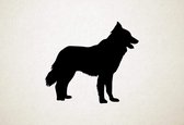 Silhouette hond - Garafia Shepherd Dog - Garafia-herdershond - S - 45x51cm - Zwart - wanddecoratie