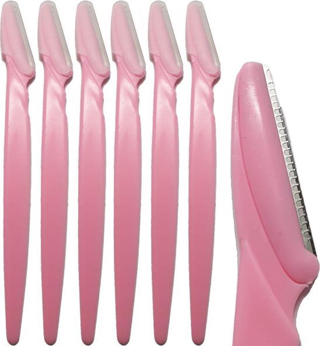 Scheermes Gezicht - Roze 6 Stuks - Scheermes Lippen - Scheermes Intieme Streek - Wenkbrauw Trimmer - Scheermes Wenkbrauw - Wenkbrauw Epileren - oDaani