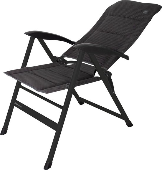 Eurotrail Campingstoel Kendal 47 X 44 X 120 Cm Polyester - Antraciet van Eurotrail — afbeelding 5