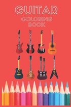 Guitar Coloring Book For Kids: