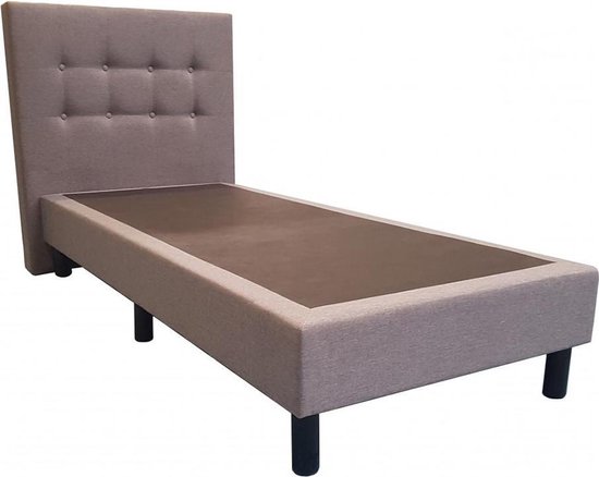 Bed4less Boxspring 90 x 200 cm - Losse Boxspring - Eenpersoons - Grijs