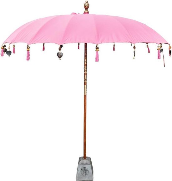 Bali parasol 250 cm roze