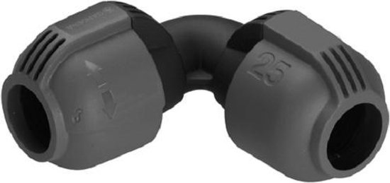 GARDENA 5x L-stuk 25 mm Sprinklersysteem bocht koppeling snel en eenvoudig te monteren