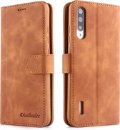 Voor Xiaomi Mi CC9 Diaobaolee Pure Fresh Texture Horizontale flip lederen tas, met houder & kaartsleuf & portemonnee & fotolijst (geel)