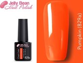 Jelly Bean Nail Polish Gel Nagellak - Gellak - Pumpkin (829a) - UV Nagellak 8ml