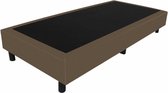 Bedworld Boxspring 70x200 - Lederlook - Donker taupe (MD929)