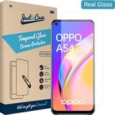 Oppo A54/A74 5G screenprotector - Gehard glas - Transparant - Just in Case