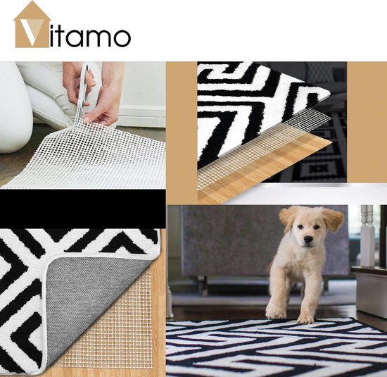 VITAMO™ Premium Anti Slip Onderkleed - Antislip Mat - Ondertapijt - Nooit meer uitglijden - Voor tapijt en vloerkleed - 300 x 200cm - 6m² - XL Voordeel