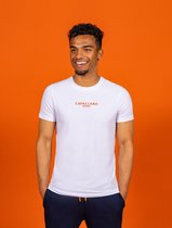 Cavallaro Napoli EC 21 T-shirt - Mannen - wit/oranje