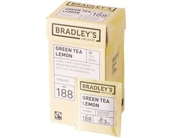 Bradley's thee - Organic - Green Tea Lemon n.188 - 100 x 1.75 gram