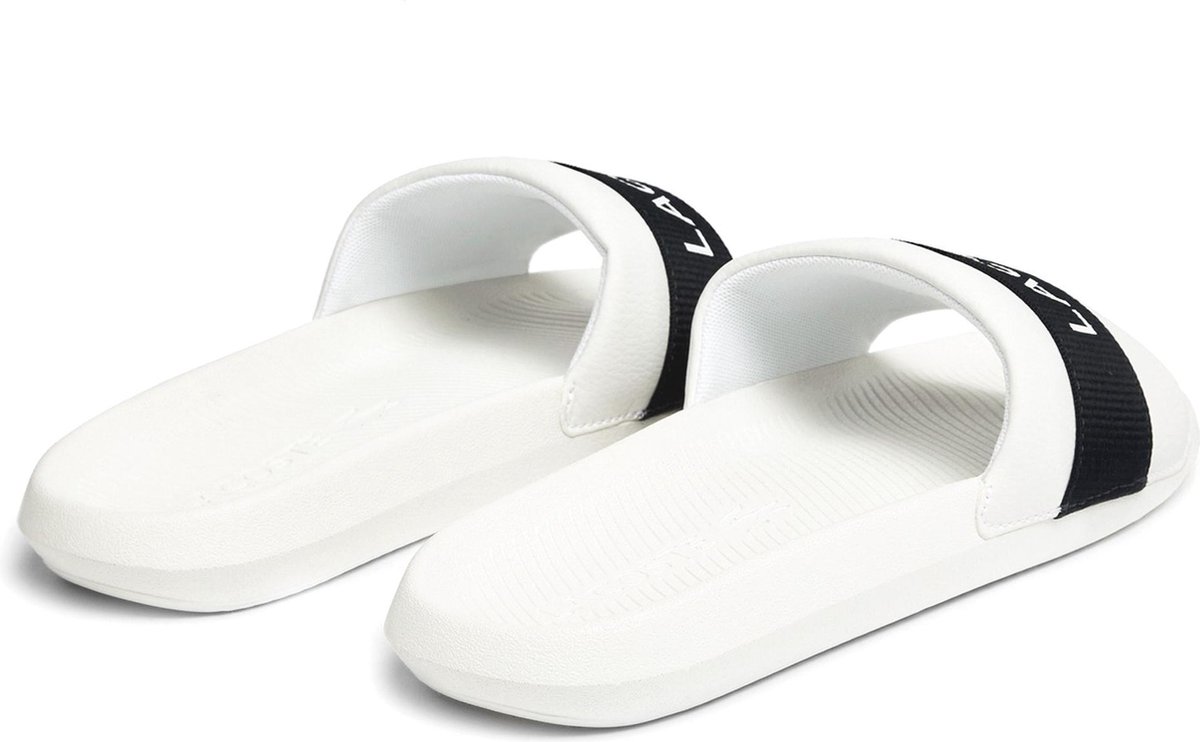 Lacoste Croco Slide Heren Slippers Wit