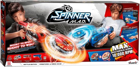 Silverlit Spinner MAD Duo Battle Pack - 2 Blasters, 2 Spinners